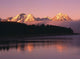 Grand Teton Mountains At Sunrise Wall Mural