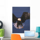 Bald Eagle Hovering In The Air Wall Mural