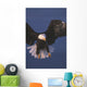 Bald Eagle Hovering In The Air Wall Mural