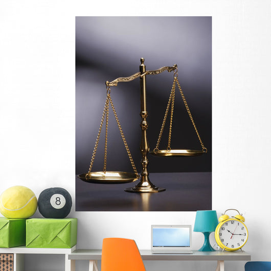An Empty Scale Wall Mural