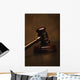 Closeup Of A Gavel Wall Mural