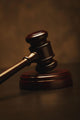 Closeup Of A Gavel Wall Mural