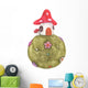 Mushroom House Fantasy World Wall Decal