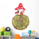 Mushroom House Fantasy World Wall Decal