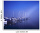 Foggy Morning At A Marina Wall Mural