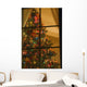 Looking At Indoor Christmas Tree Through Window Wall Mural