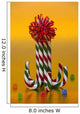 Candy Cane Decoration Wall Mural