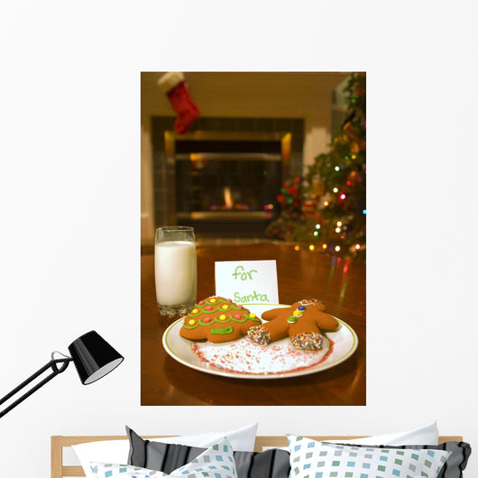Cookies For Santa Claus Wall Mural
