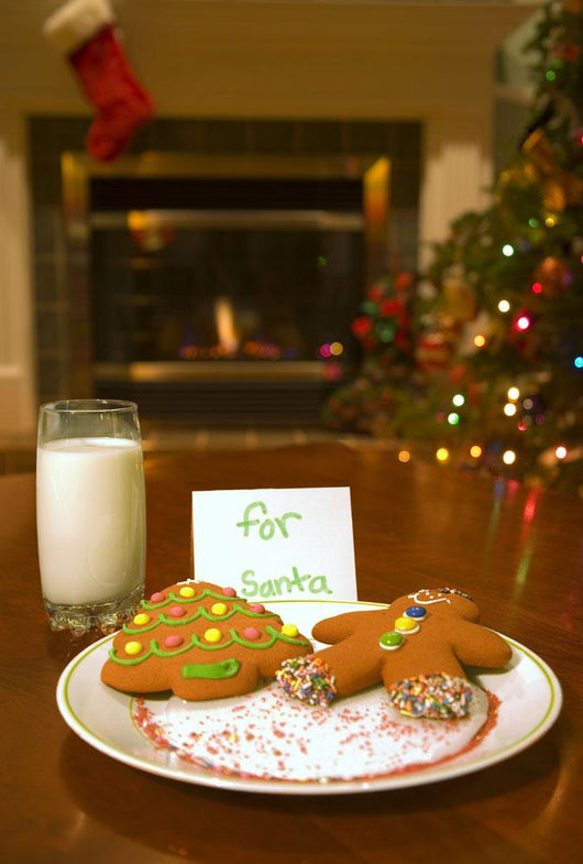 Cookies For Santa Claus Wall Mural