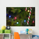 Candy Cane On Tree Wall Mural