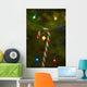 Candy Cane On A Tree Wall Mural