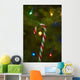 Candy Cane On A Tree Wall Mural