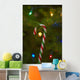 Candy Cane On A Tree Wall Mural