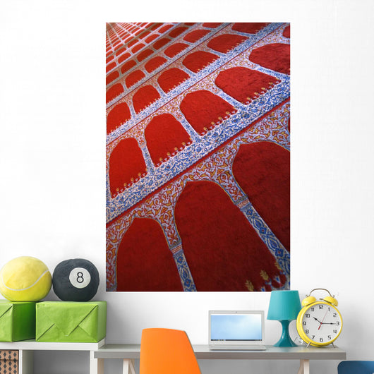 Prayer Rug At A Mosque Wall Mural
