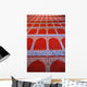 Repeating Pattern On Red Carpet Wall Mural