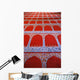 Repeating Pattern On Red Carpet Wall Mural