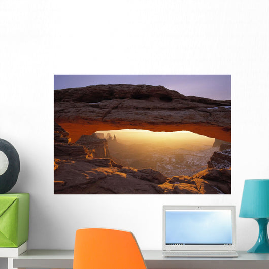 Washer Woman Arch Seen Through Mesa Arch Wall Mural