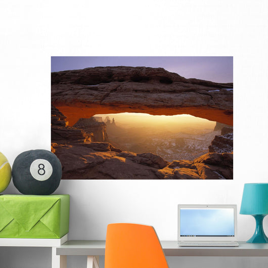 Washer Woman Arch Seen Through Mesa Arch Wall Mural