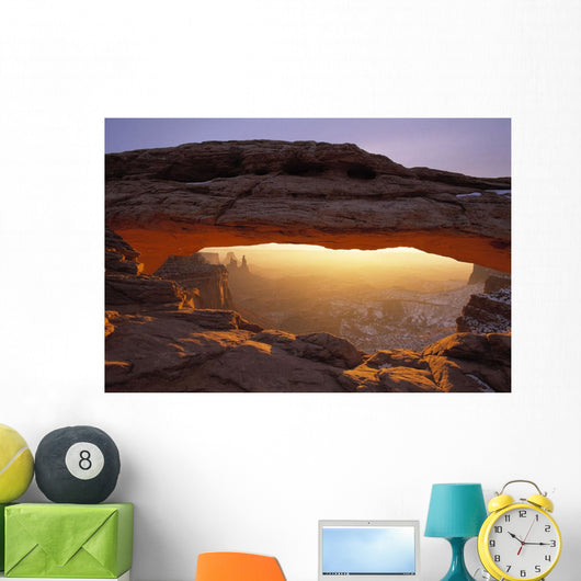 Washer Woman Arch Seen Through Mesa Arch Wall Mural