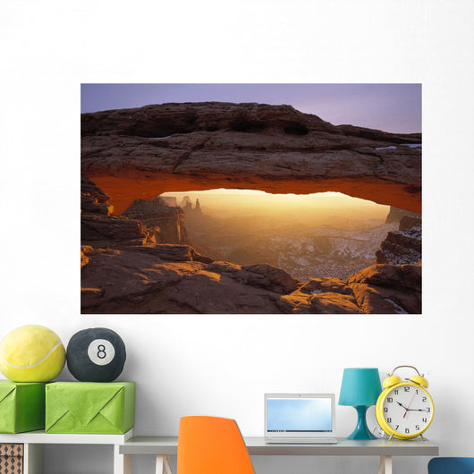 Washer Woman Arch Seen Through Mesa Arch Wall Mural