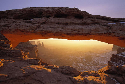 Washer Woman Arch Seen Through Mesa Arch Wall Mural