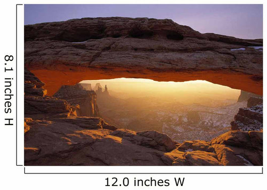 Washer Woman Arch Seen Through Mesa Arch Wall Mural