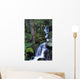 Waterfall Pouring Down Mountainside Wall Mural