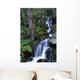 Waterfall Pouring Down Mountainside Wall Mural