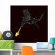 Giant Terrifying Dragon with Wall Decal