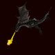 Giant Terrifying Dragon with Wall Decal