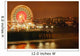 Ferris Wheel At Night Wall Mural