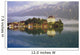 Scenic Mountain Lake And Town Wall Mural