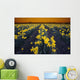 Rows Of Daffodils Wall Mural