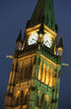 Clock Tower Of Canadian Parliament Buildings Wall Mural