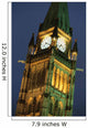Clock Tower Of Canadian Parliament Buildings Wall Mural