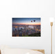 Hong Kong Skyline Sunrise Wall Decal