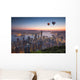 Hong Kong Skyline Sunrise Wall Decal