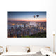 Hong Kong Skyline Sunrise Wall Decal