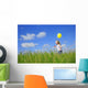 Child Running With A Balloon Wall Mural