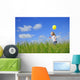 Child Running With A Balloon Wall Mural