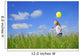 Child Running With A Balloon Wall Mural