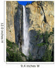 Bridal Veil Falls, Yosemite National Park, California, Usa Wall Mural