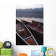 Canoes On Still Water Wall Mural