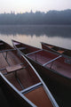Canoes On Still Water Wall Mural