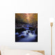Little River Cascades And Autumn Colors Wall Mural