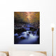 Little River Cascades And Autumn Colors Wall Mural