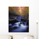 Little River Cascades And Autumn Colors Wall Mural