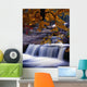 Nesowadnehunk Stream, Rapids, Autumn Colors, Baxter State Park Wall Mural