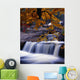 Nesowadnehunk Stream, Rapids, Autumn Colors, Baxter State Park Wall Mural