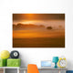 Foggy Sunset Wall Mural